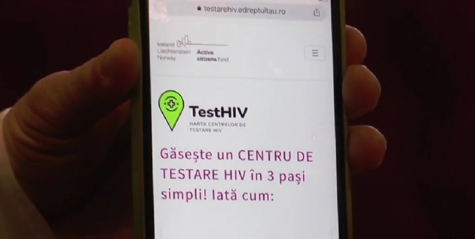 Prima aplicaţie din România pentru testarea HIV