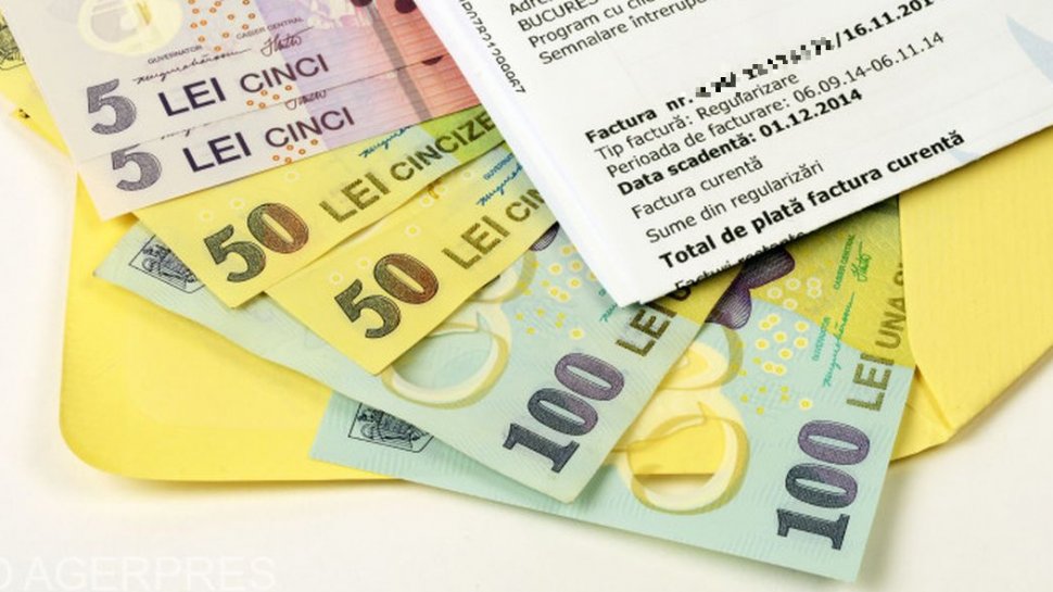 Câți bani vor primi lunar românii pentru facturi, în perioada ianuarie-aprilie 2023