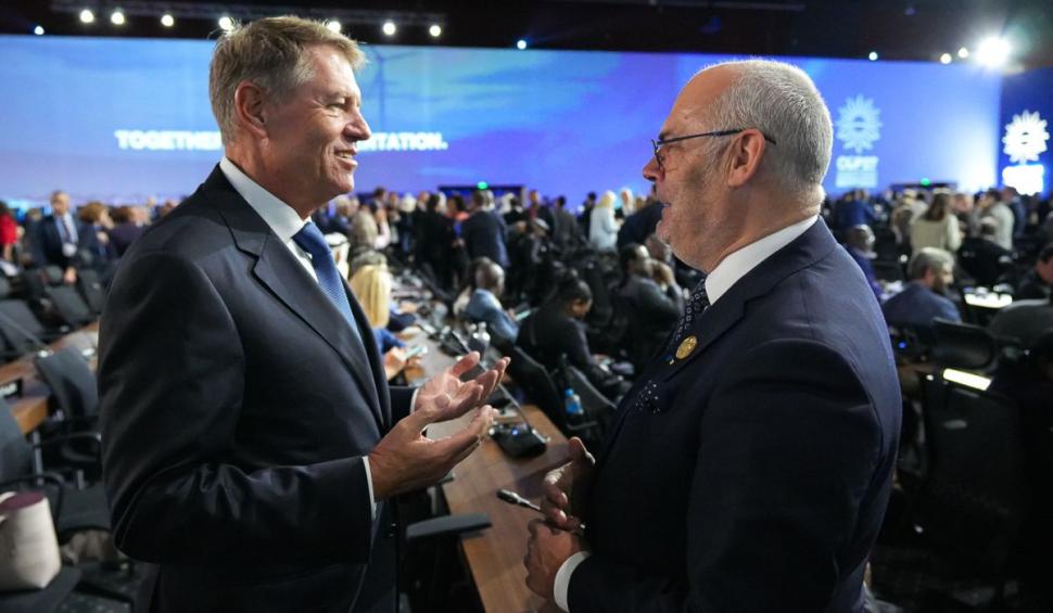 Klaus Iohannis, la Summitul COP27: "Ne vom concentra pe problema globală urgentă a schimbărilor climatice" 798700