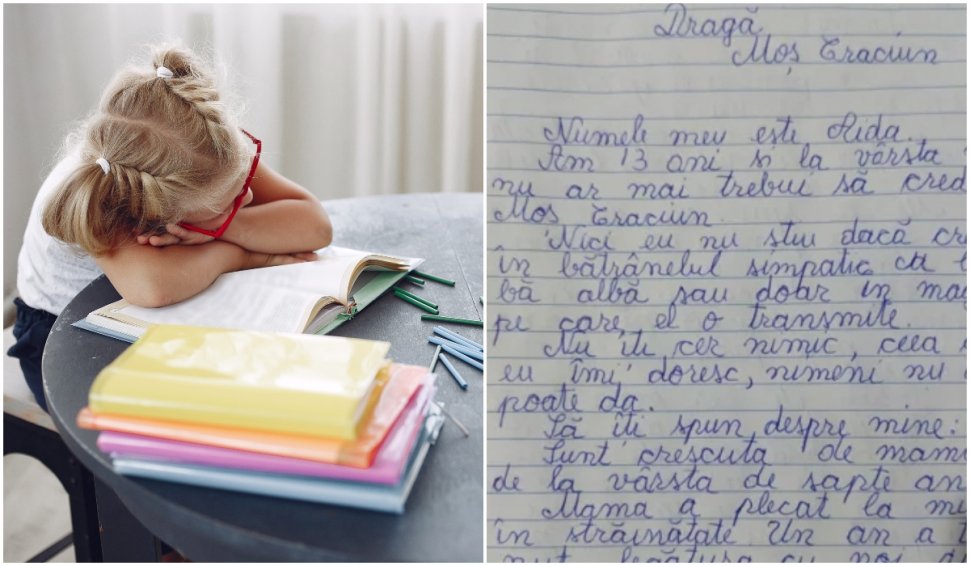 Mesaj cutremurător către Moș Crăciun de la o copilă cu părinţii plecaţi în străinătate: "Fă-o pe mama să mă sune, măcar atât"