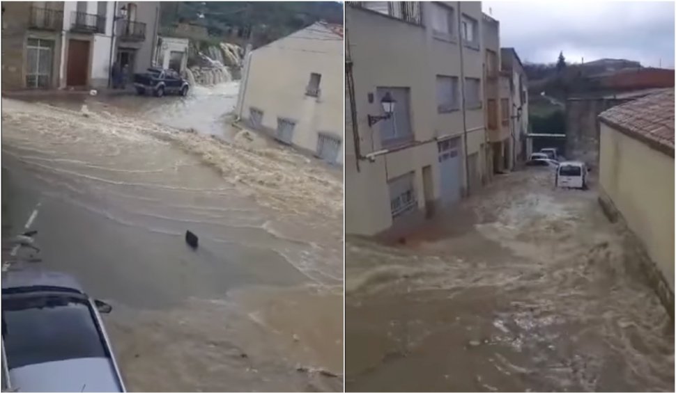 Cod roșu de inundații în Spania. O persoană a murit | Aeroportul este închis
