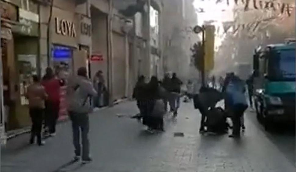 Momentul exploziei din Istanbul. Zeci de răniţi, duşi la spital 799822