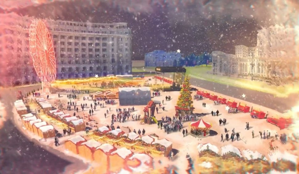 Târgul de Crăciun Bucureşti se deschide pe 20 noiembrie în Piaţa Constituţiei