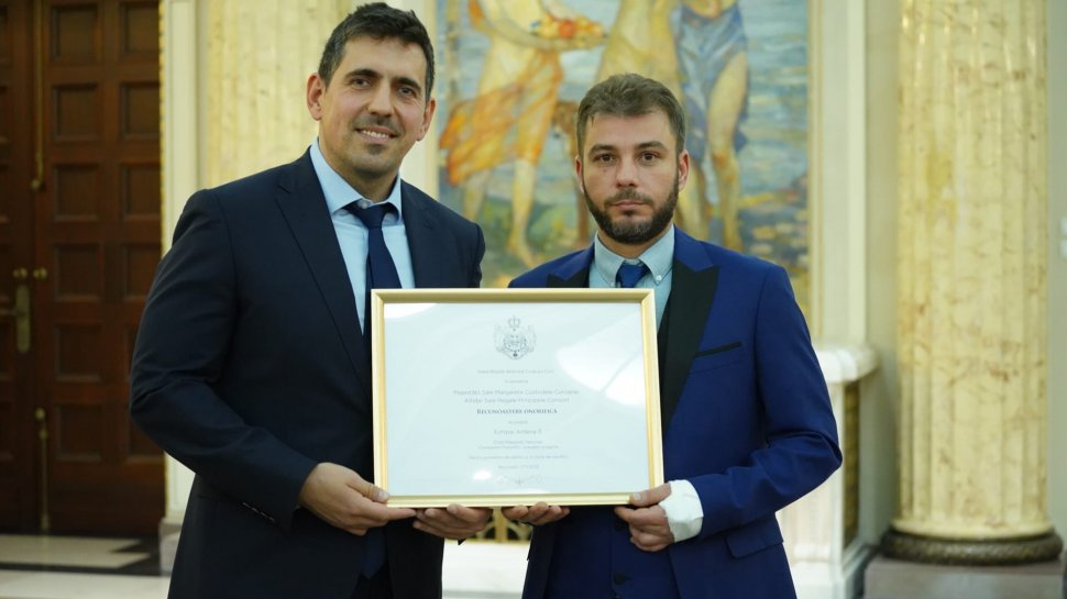 Cristi Popovici şi Constantin Pahonţu au fost premiaţi de Casa Regală a României