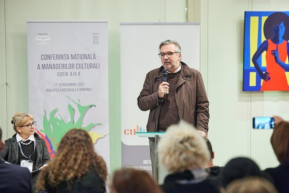 Lucian Romașcanu la Conferința Națională a Managerilor Culturali: "Avem cu 100% mai mulți bani alocați proiectelor culturale mari"