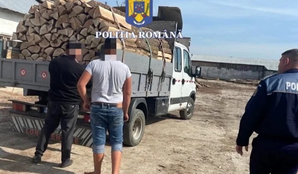 Polițiștii din Suceava cer să fie motivați cu un procent din valoarea lemnului pe care îl confiscă în trafic