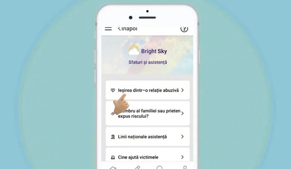 Bright Sky, singura aplicatie gratuită care vine în sprijinul victimelor violenței domestice