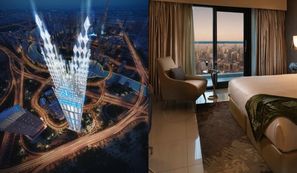 Imagini cu cea mai înaltă clădire rezidențială din lume. Cât costă un apartament în Burj Binghatti 