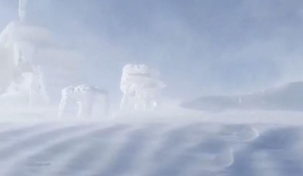 Imagini spectaculoase cu "dune" de zăpadă pe Vârful Omu | -11 grade temperatura resimţită 802018