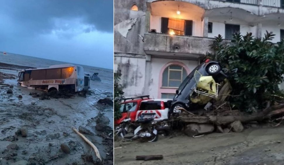 Cel puţin opt morţi şi mai mulţi dispăruţi după inundaţiile şi alunecările de teren de pe insula Ischia, în Italia