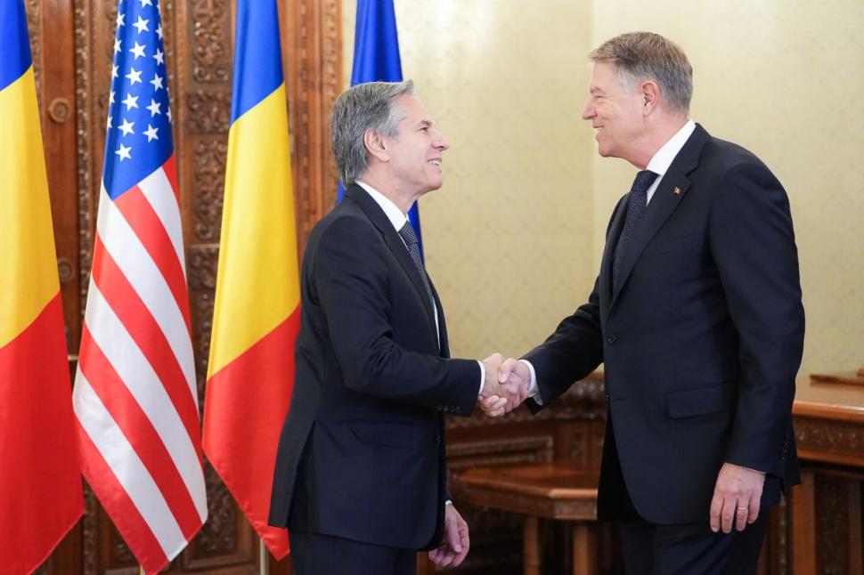 Șeful diplomației americane, Antony Blinken, a ajuns la Palatul Cotroceni 802600