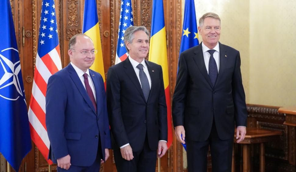 Șeful diplomației americane, Antony Blinken, a ajuns la Palatul Cotroceni 802601