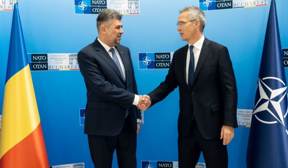 Marcel Ciolacu, după întâlnirea cu Secretarul General al NATO: "România se bucură de toate garanțiile de securitate pe care NATO le oferă"