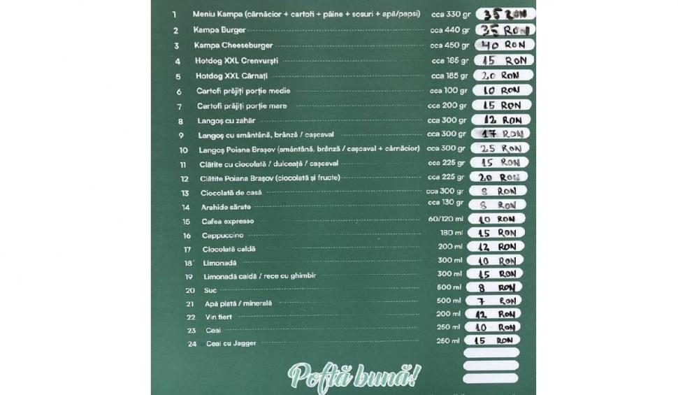 Cât a ajuns să coste un burger la rulotele cu mâncare din Poiana Brașov 803150