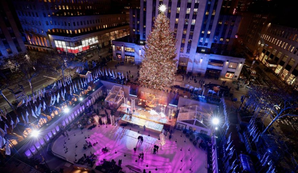 Bradul de Crăciun care îți taie respirația. Fotografiile umitoare sunt din Rockefeller Center, New York 803334