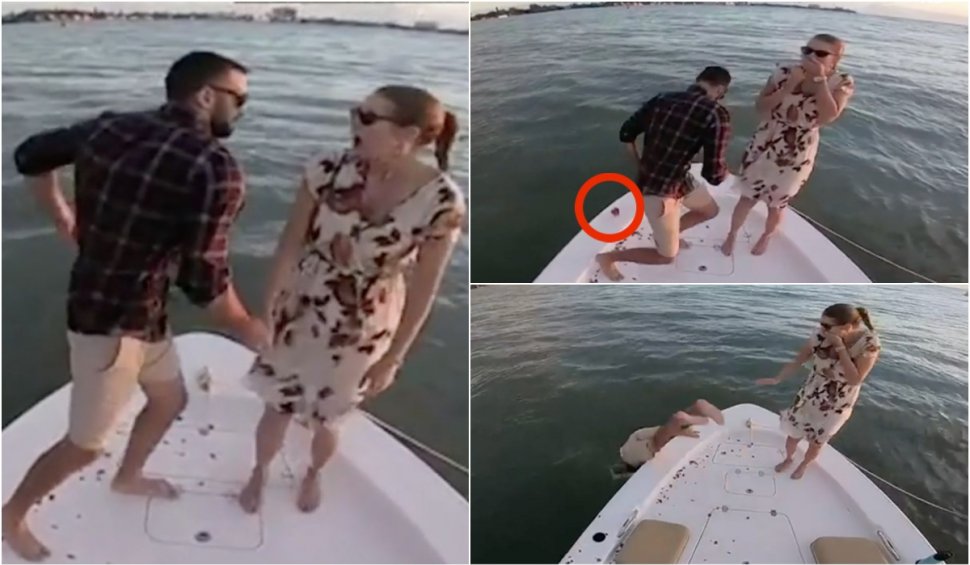 Cerere în căsătorie demnă de cascadorii râsului: Bărbatul s-a aruncat în ocean, după ce a scăpat inelul de logodnă în apă
