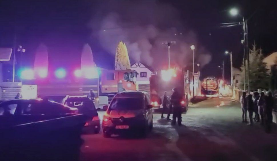 Incendiu la o pensiune din județul Suceava