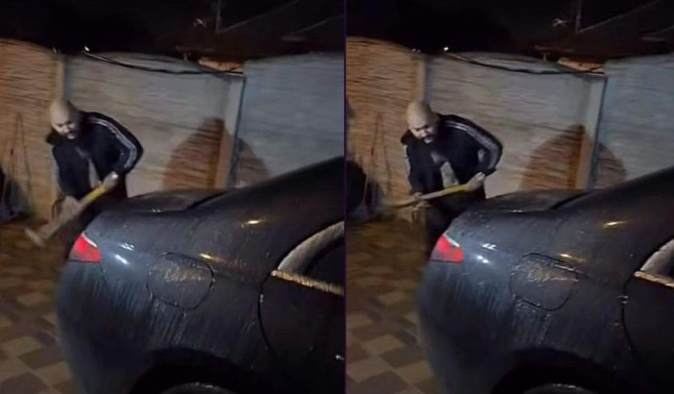 Dani Mocanu s-a filmat când îşi distruge, live, bolidul de 200.000 de euro 803884