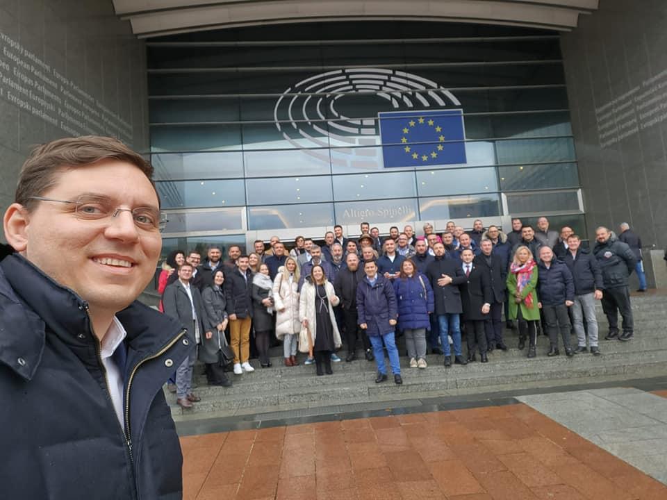 Acțiune de mobilizare pentru aderarea României la Schengen, în fața sediului Consiliului UE  804221