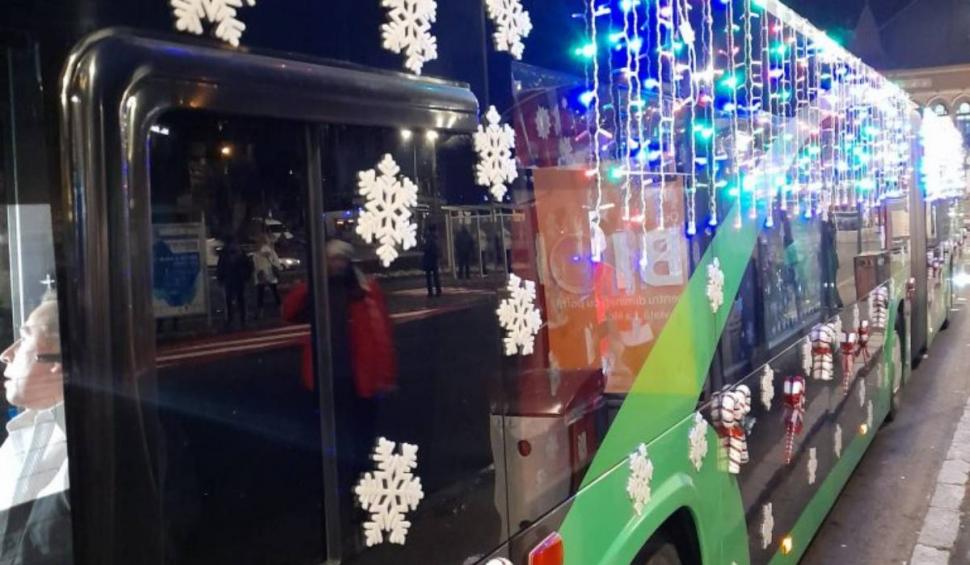 Orașul din România în care circulă autobuzul lui Moș Crăciun. Copiii călătoresc gratuit 804284