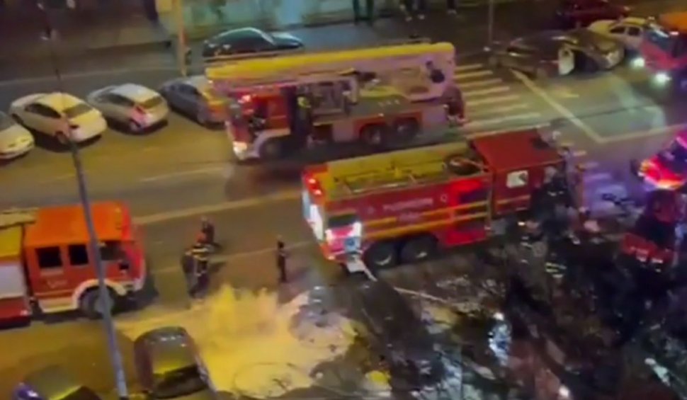  Incendiu violent la vechiul sediu al ANAF din Sectorul 5 din Bucureşti 