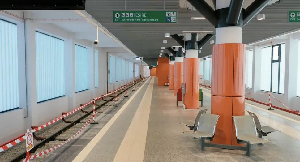 Stația de metrou supraterană din Sectorul 4 este gata! Daniel Băluță: ”În cel mai scurt timp oamenii o vor putea folosi” 805199