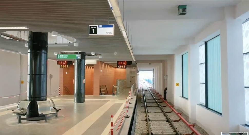 Stația de metrou supraterană din Sectorul 4 este gata! Daniel Băluță: ”În cel mai scurt timp oamenii o vor putea folosi” 805200