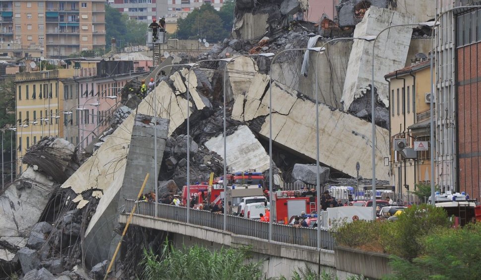A dispărut camionul încărcat cu o tonă de droguri care se afla pe podul prăbușit în Italia