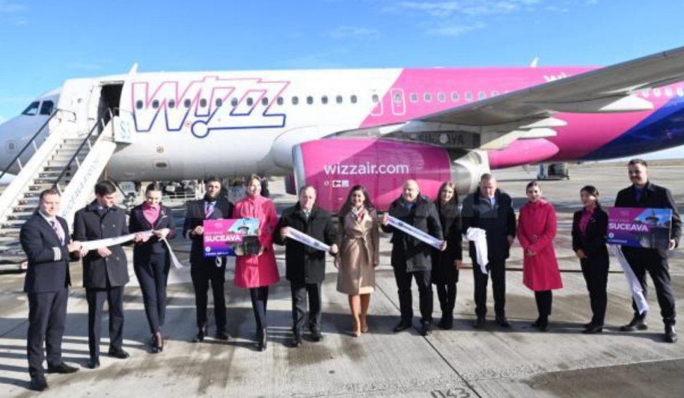 Wizz Air a inaugurat noua bază operațională proprie pe aeroportul din Suceava. Vor fi create sute de noi locuri de muncă