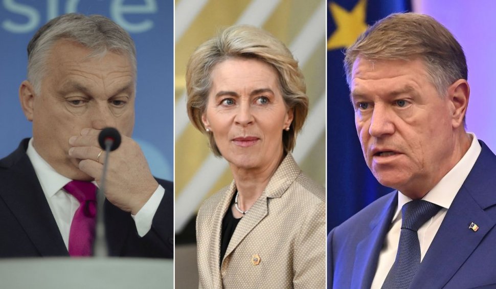 Viktor Orban și Ursula von der Leyen, față în față cu Klaus Iohannis, la Cotroceni | "Orban i-a comparat pe români cu drogații din Budapesta", amintește un parlamentar PSD