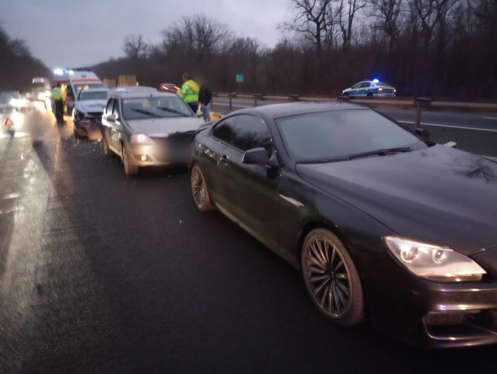 Femeie însărcinată rănită într-un accident cumplit pe A1, în urmă cu scurt timp 806198