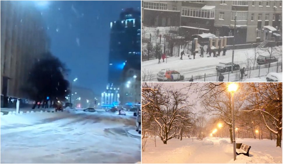 Moscova se confruntă cu o "apocalipsă a zăpezii". A fost depășit recordul din 1941! Abia se mai poate circula