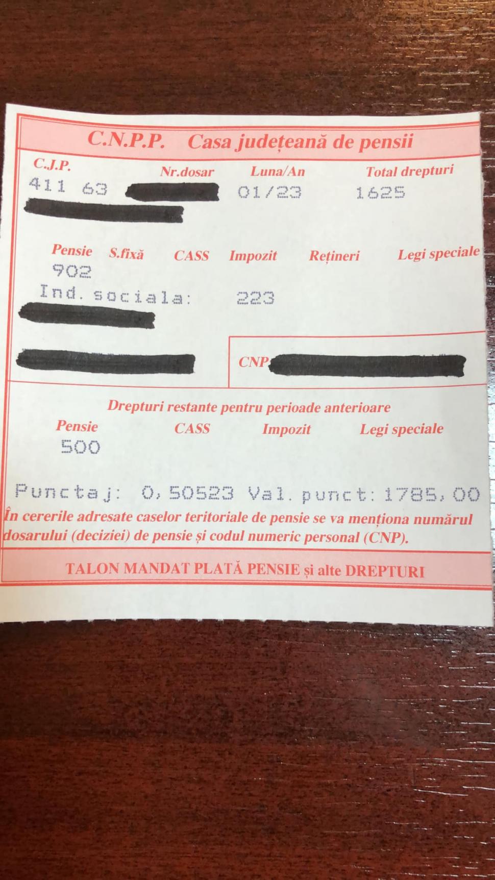 Preşedintele Casei de Pensii, anunţ despre plata pensiilor şi noile taloane din ianuarie 2023: "A început tipărirea cupoanelor" 806382