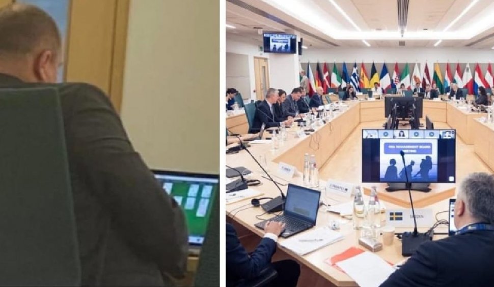 Europol: Şef de la Imigrări surprins când juca "Solitaire" la o conferinţă