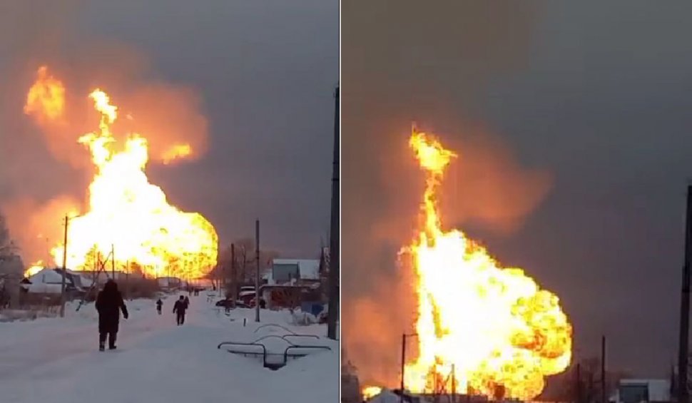 Un gazoduct din Rusia care trece prin Ucraina a explodat. Cel puțin trei oameni au murit | Reacția guvernului României