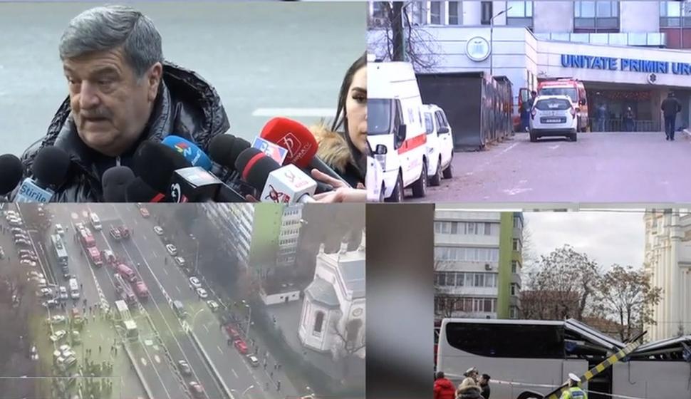 Şoferul autocarului implicat în accidentul de la pasajul Unirii conducea de 16 ore fără oprire. Poliția a deschis dosar penal 807440