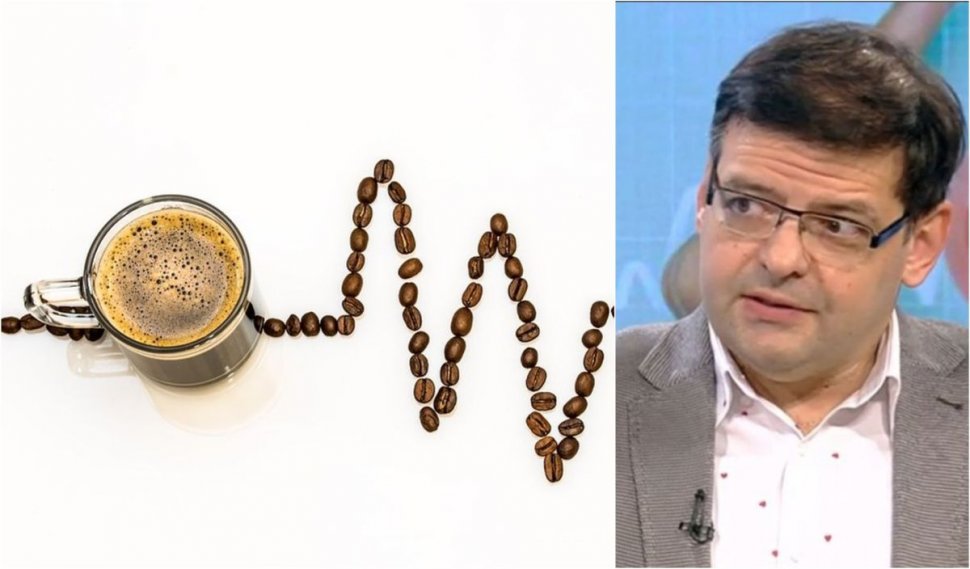 Dr. Dumitrescu: "Cafeaua nu crește tensiunea. Dimpotrivă, are un efect protector". Care sunt semnele unui infarct