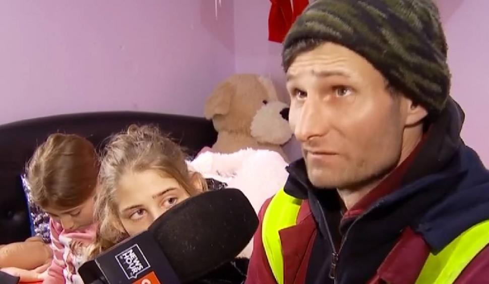 Marius, tatăl care nu a intrat de rușine la serbarea fetiței, va primi un apartament social. "Câteodată îi lăsam pe toţi nemâncaţi" 807592