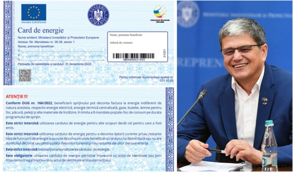 Cardurile de energie au fost tipărite şi vor ajunge la români. Cum arată voucherele şi cum intri în posesia lor