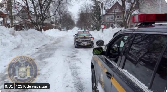 Iarnă extremă în SUA: Viscolul a transformat oraşul Buffalo într-o „zonă de război” 807921