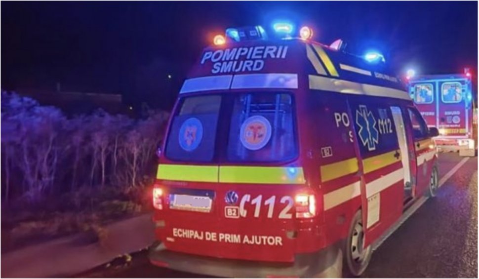 Grav accident pe A3 București-Ploiești: O mașină a ieșit prin parapetul de protecție. Doi oameni au murit