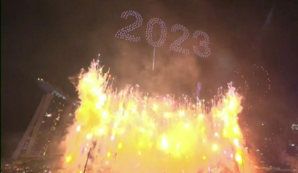Spectacol de sunet și lumină în marile orașe din lume la intrarea în 2023 | Cum au sărbătorit Sydney, Singapore, Taipei și Hong Kong 808767