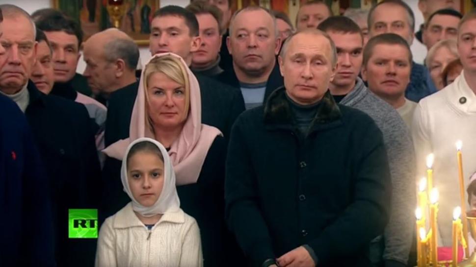 "Natașa, blonda lui Putin", luată în batjocură, alături de liderul de la Kremlin, pe rețelele sociale 808840