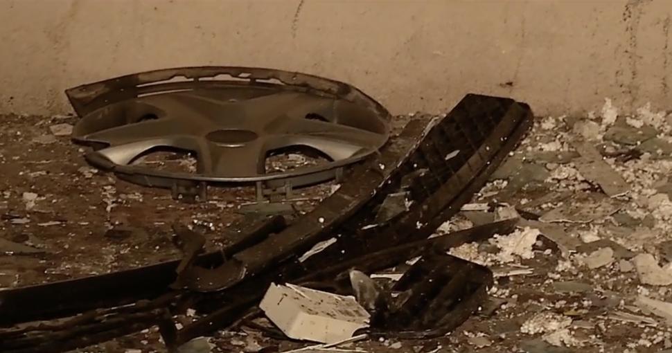 Accident grav în Popești-Leordeni. Un șofer vitezoman a intrat cu mașina într-o pizzerie deschisă de doar trei luni 809020