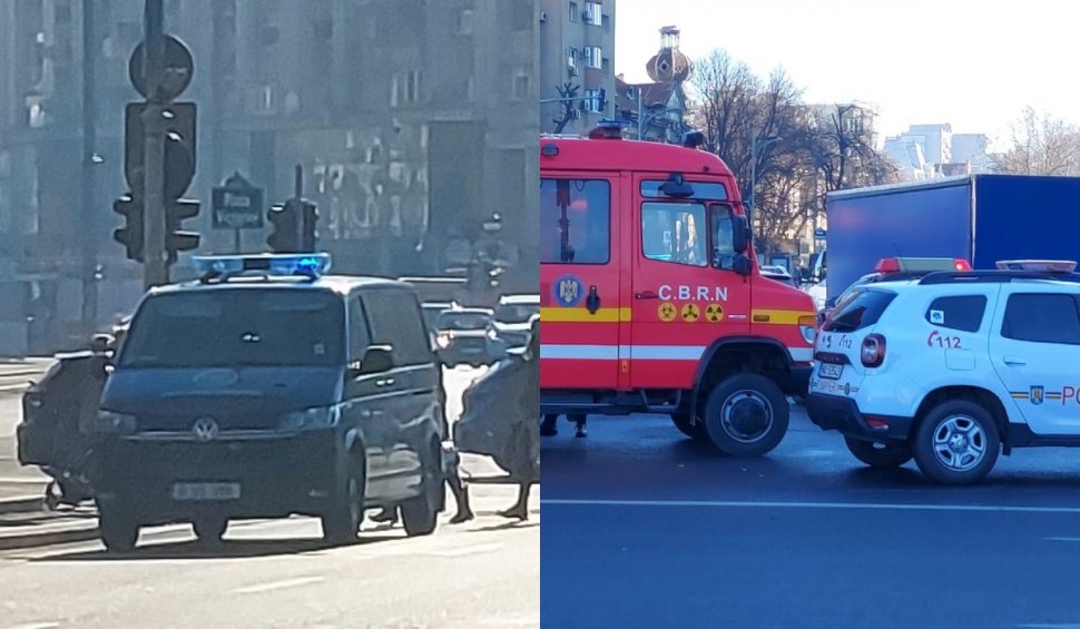 Alertă cu bombă la stația de metrou Piața Victoriei din București! Echipele de intervenție au împânzit zona