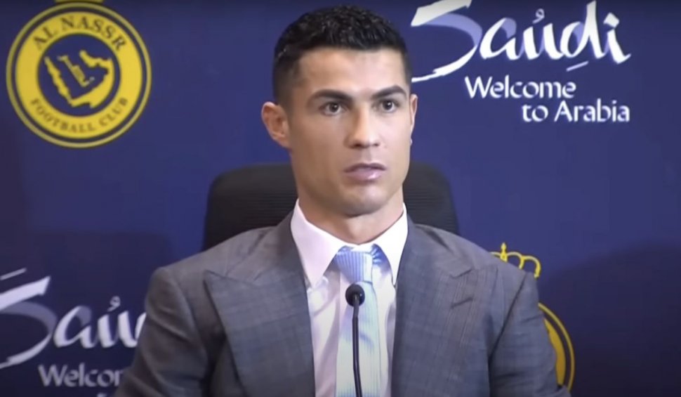 Cristiano Ronaldo, gafă de proporții la prezentarea oficială de la Al-Nassr. A confundat țările