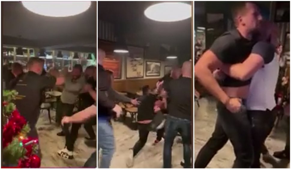 Scandal într-un bar din Baia Mare. Trei agenți de pază au fost bătuți