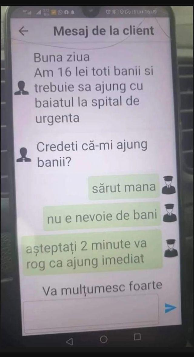"Am numai 16 lei și trebuie să ajung cu băiatul la Urgențe" | Gestul unui taximetrist la apelul disperat al unei mame 811257