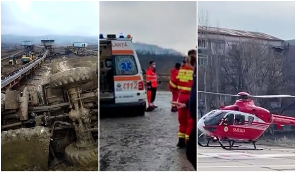Bilanțul accidentului de la Complexul Energetic Oltenia: trei mineri au murit, iar alţi zece au ajuns la spital