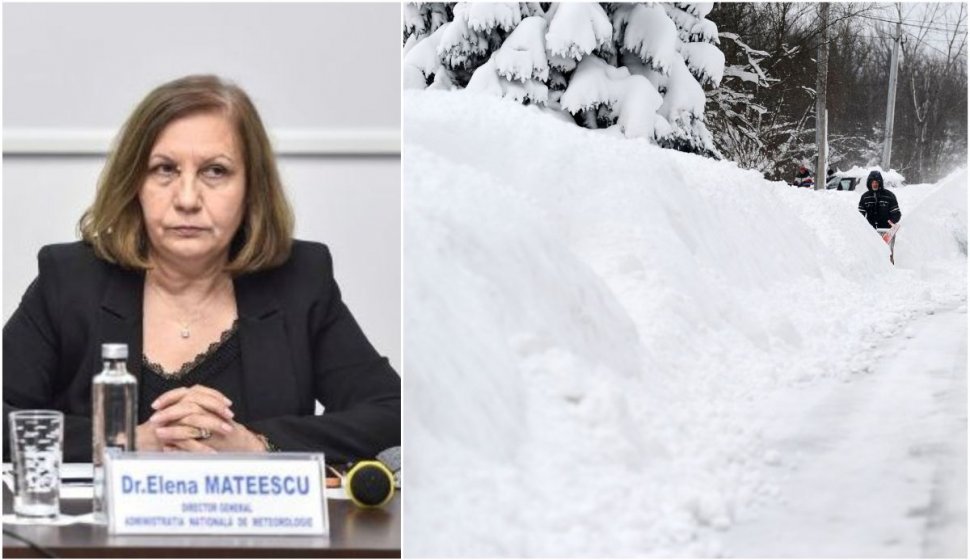 Alertă meteo de ninsori puternice! Elena Mateescu anunță zonele unde se va depunde strat gros de zapadă
